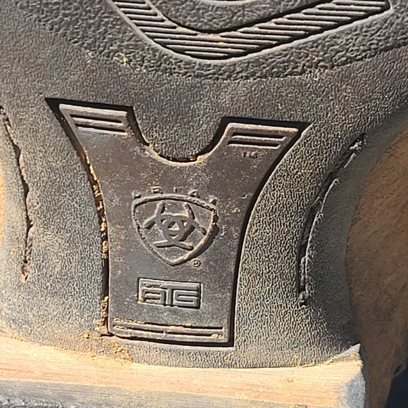 Ariat Men's Tombstone Western Boots Earth/Black #10011785 - Picture 6 of 9